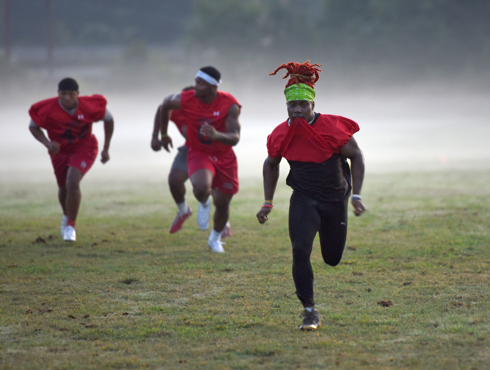 WSSU football first practice